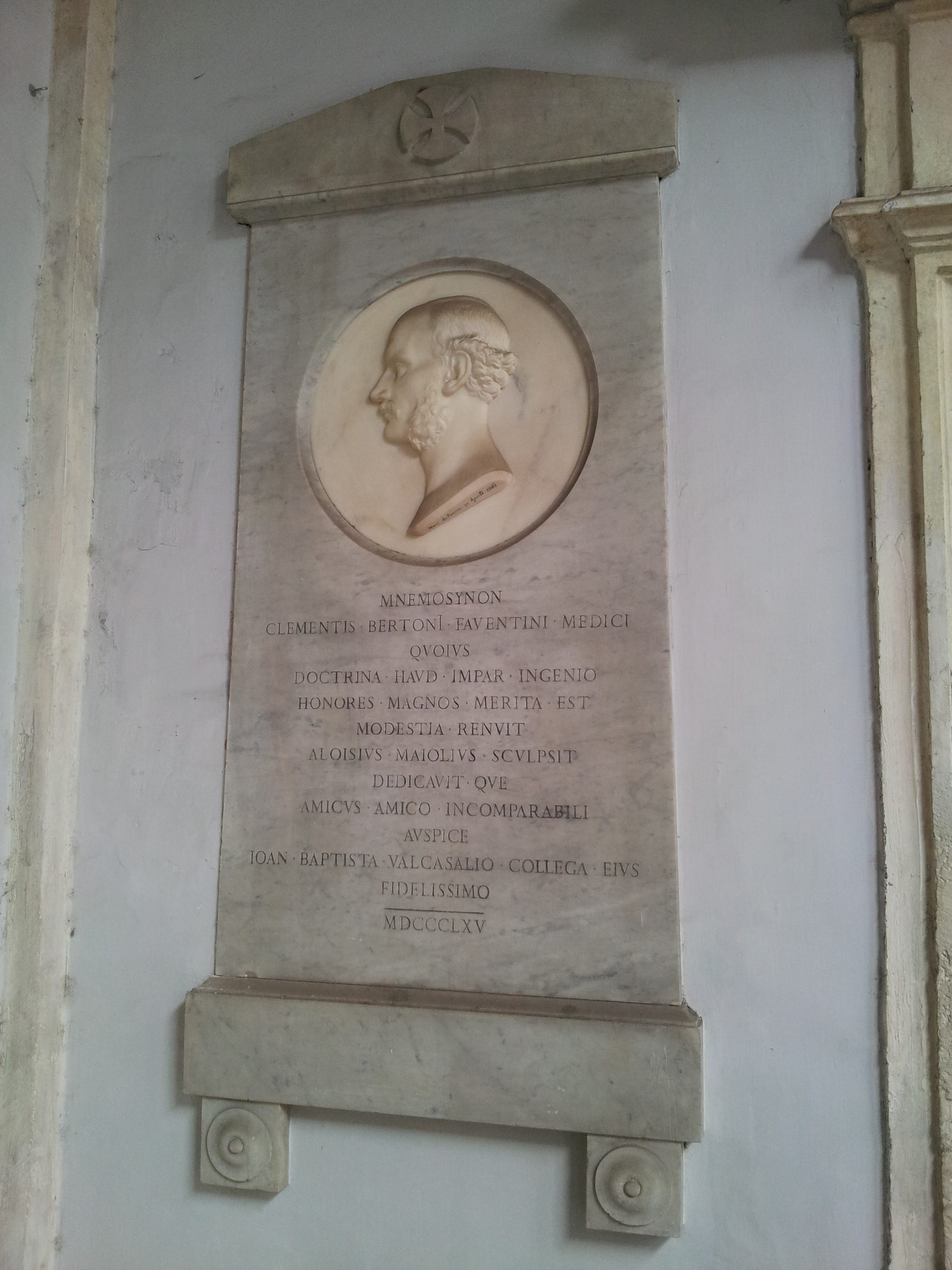 Clemente Bertoni's funeral monument, Rome - 01.jpg
